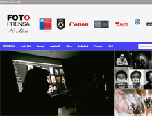 Tablet Screenshot of fotoprensa.cl